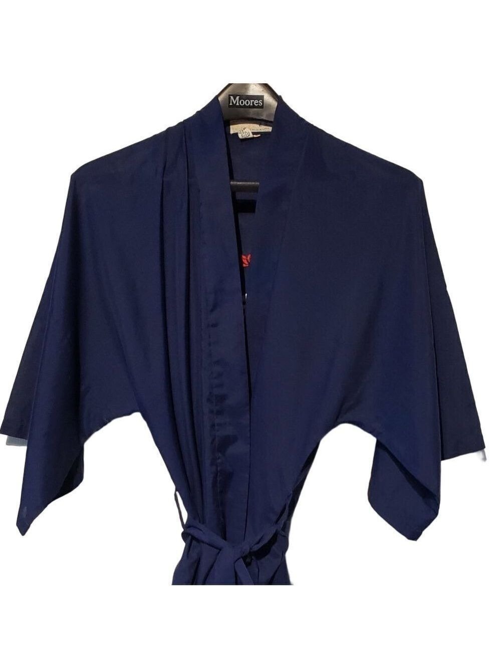 Men's Navy Kimono Robe